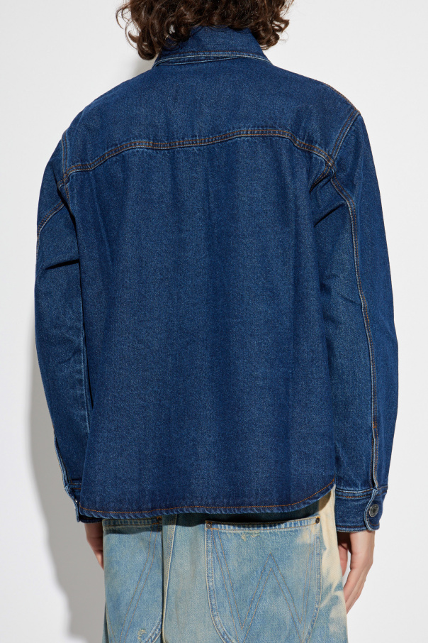 Ami Alexandre Mattiussi Denim shirt with logo