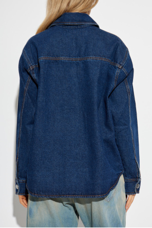 Ami Alexandre Mattiussi Denim shirt with logo