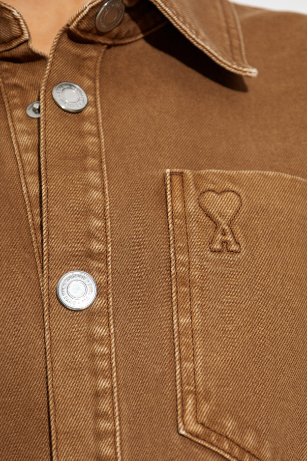 Ami Alexandre Mattiussi Chaqueta vaquera con logo