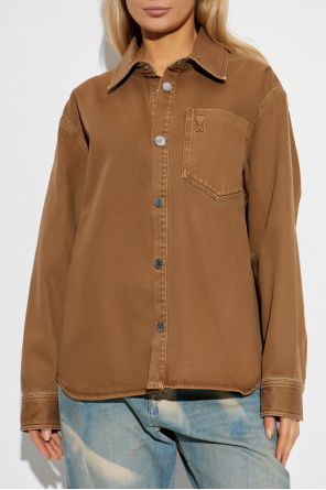 Ami Alexandre Mattiussi Chaqueta vaquera con logo