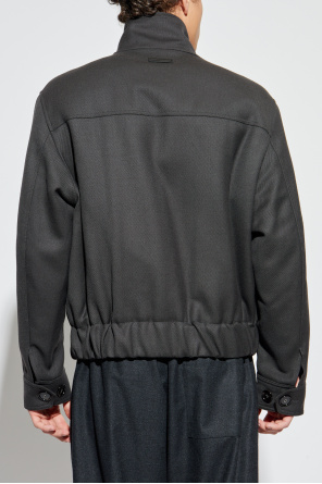 Ami Alexandre Mattiussi Chaqueta de lana con cuello alto