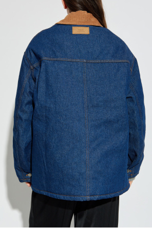 Ami Alexandre Mattiussi Insulated jacket with corduroy collar