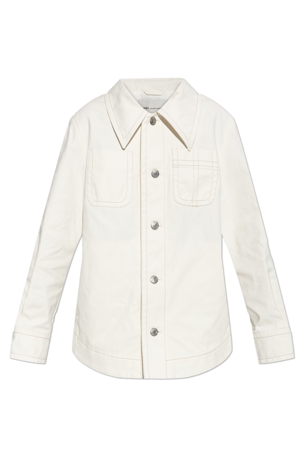 Ami Alexandre Mattiussi Jeansjacke mit Taschen