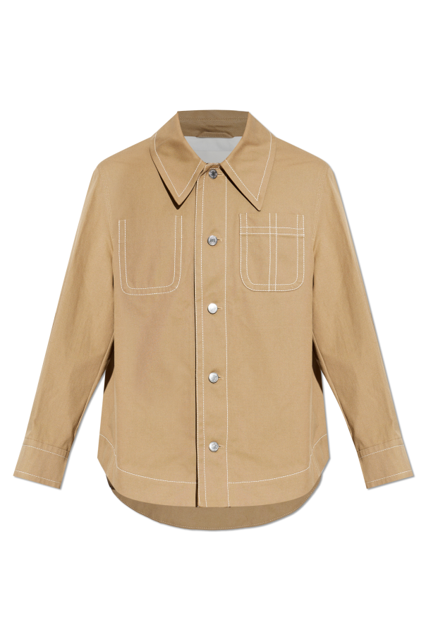 Denim jacket with pockets od Ami Alexandre Mattiussi