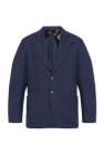 Brioni NAVY BLUE Blazer with notch lapels