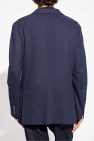 Brioni NAVY BLUE Blazer with notch lapels
