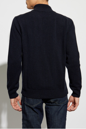 Brioni Cardigan with stand-up collar