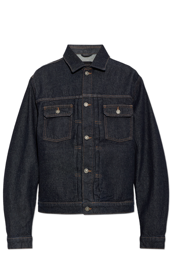 ‘Union Tigres’ denim jacket with pockets od AllSaints