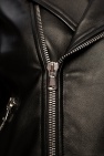 Red Valentino BLACK Leather biker jacket