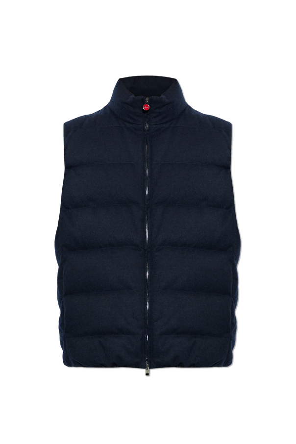 Padded waistcoat with stand-up collar od Kiton