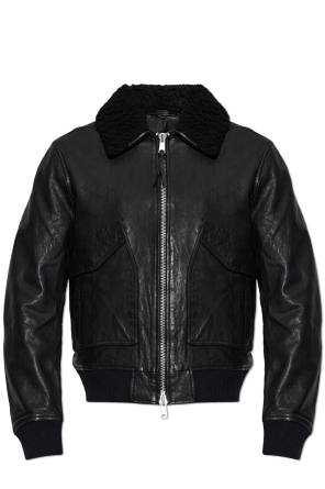 ‘Vaucluse Aviator’ leather jacket