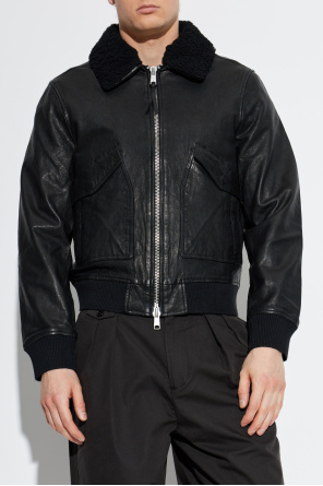 AllSaints Lederjacke ‘Vaucluse Aviator’