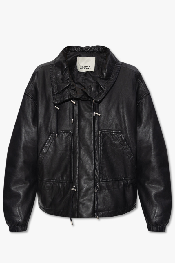 Isabel Marant ‘Akiras’ leather Sharp jacket