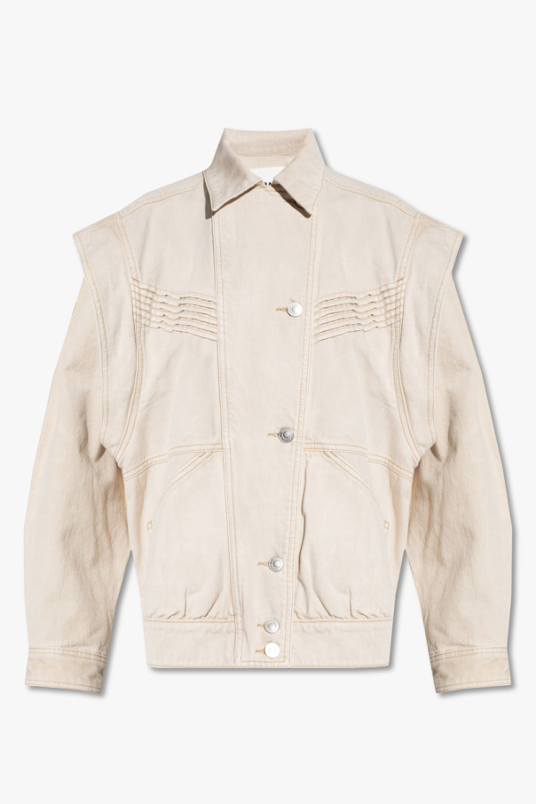 Marant Etoile ‘Harmon’ denim jacket McQueen with detachable sleeves