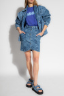 Marant Etoile ‘Harmon’ denim jacket with detachable sleeves