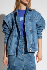 Marant Etoile ‘Harmon’ denim jacket with detachable sleeves