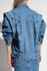 Marant Etoile ‘Harmon’ denim jacket with detachable sleeves