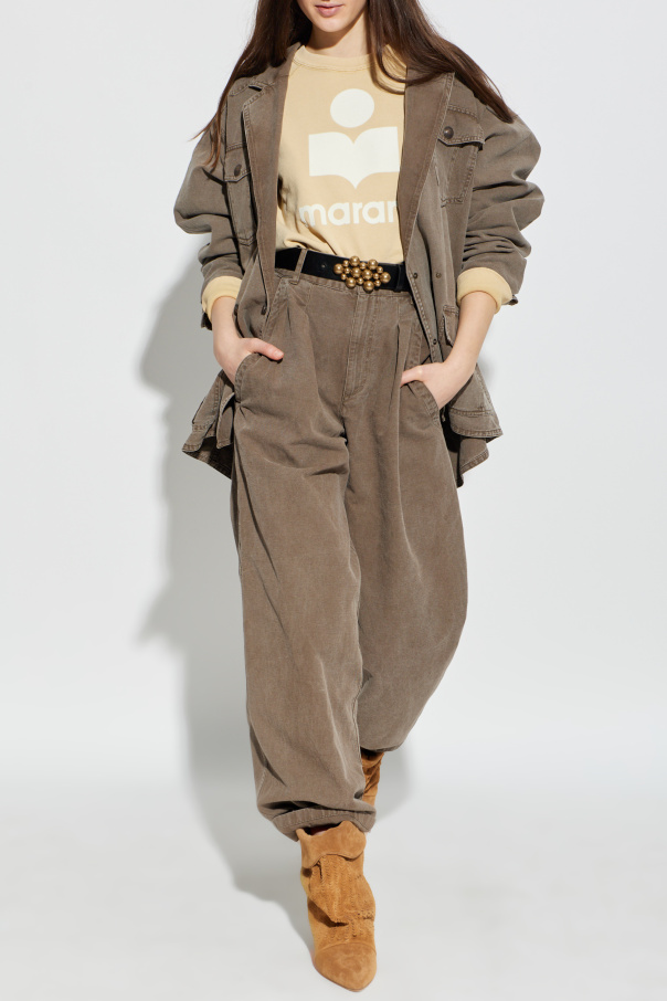 Marant Etoile "Nevala" denim blazer