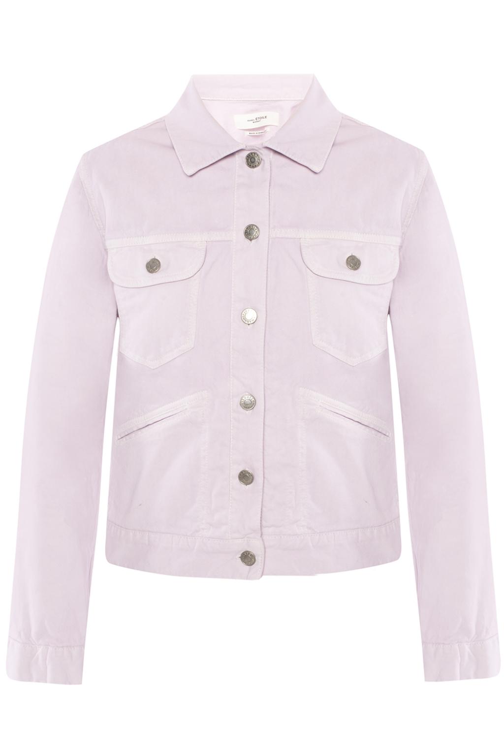 isabel marant pink denim jacket