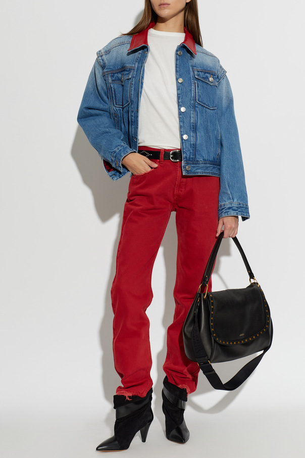 Isabel Marant Ocieplana kurtka jeansowa ‘Devyn’