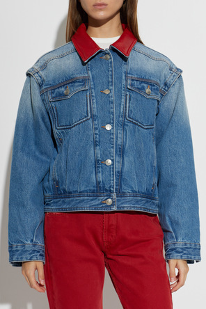 Isabel Marant Ocieplana kurtka jeansowa ‘Devyn’