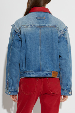 Isabel Marant Ocieplana kurtka jeansowa ‘Devyn’
