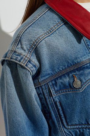 Isabel Marant Ocieplana kurtka jeansowa ‘Devyn’