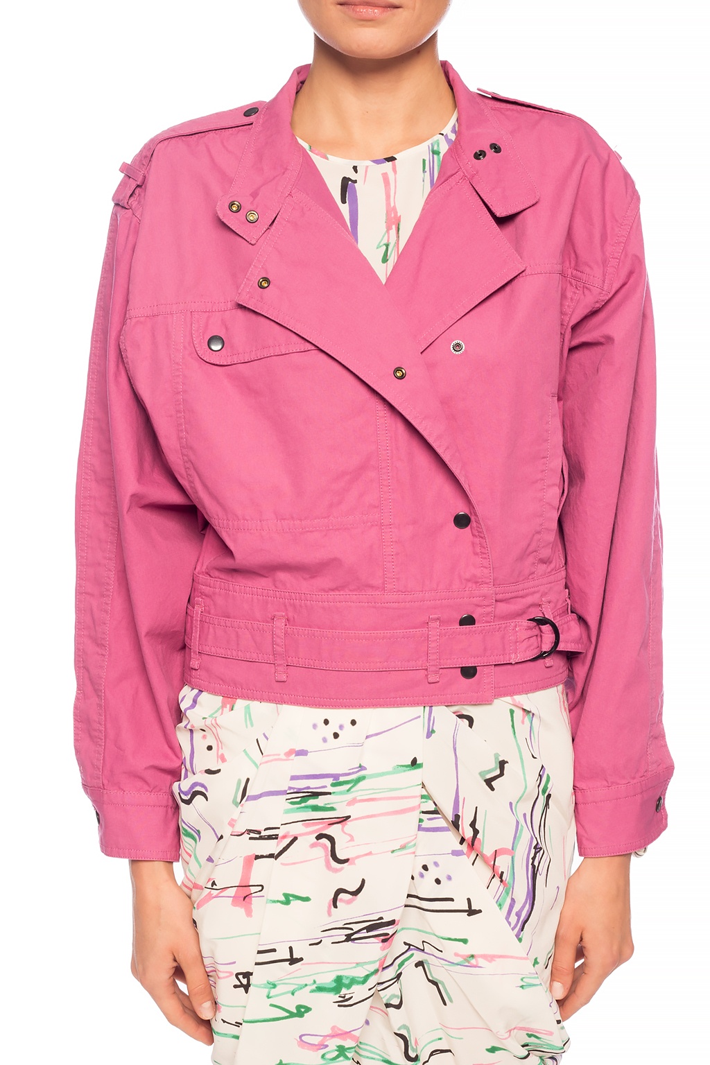 isabel marant pink coat