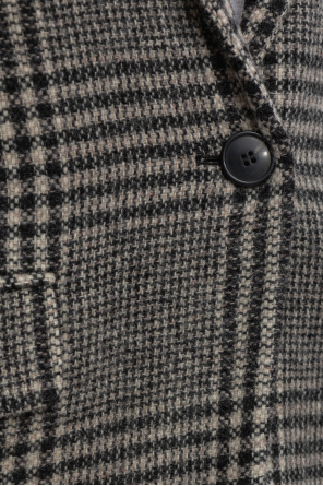 Stone Island Junior TEEN compass-patch hoodie Grün ‘Charlyne’ wool blazer