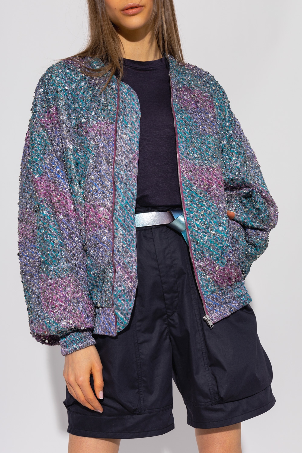 Isabel Marant ‘Adeline’ sequinned Cotton jacket