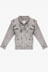 Marant Etoile GREY ‘Veronica’ denim jacket with detachable sleeves