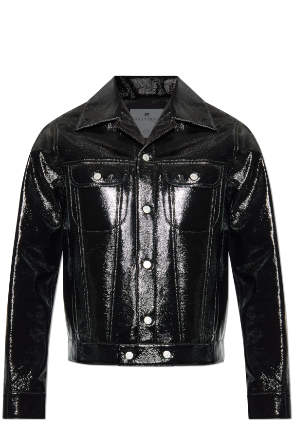 Jacket with logo od Courrèges