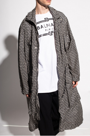 Balmain Coat with logo