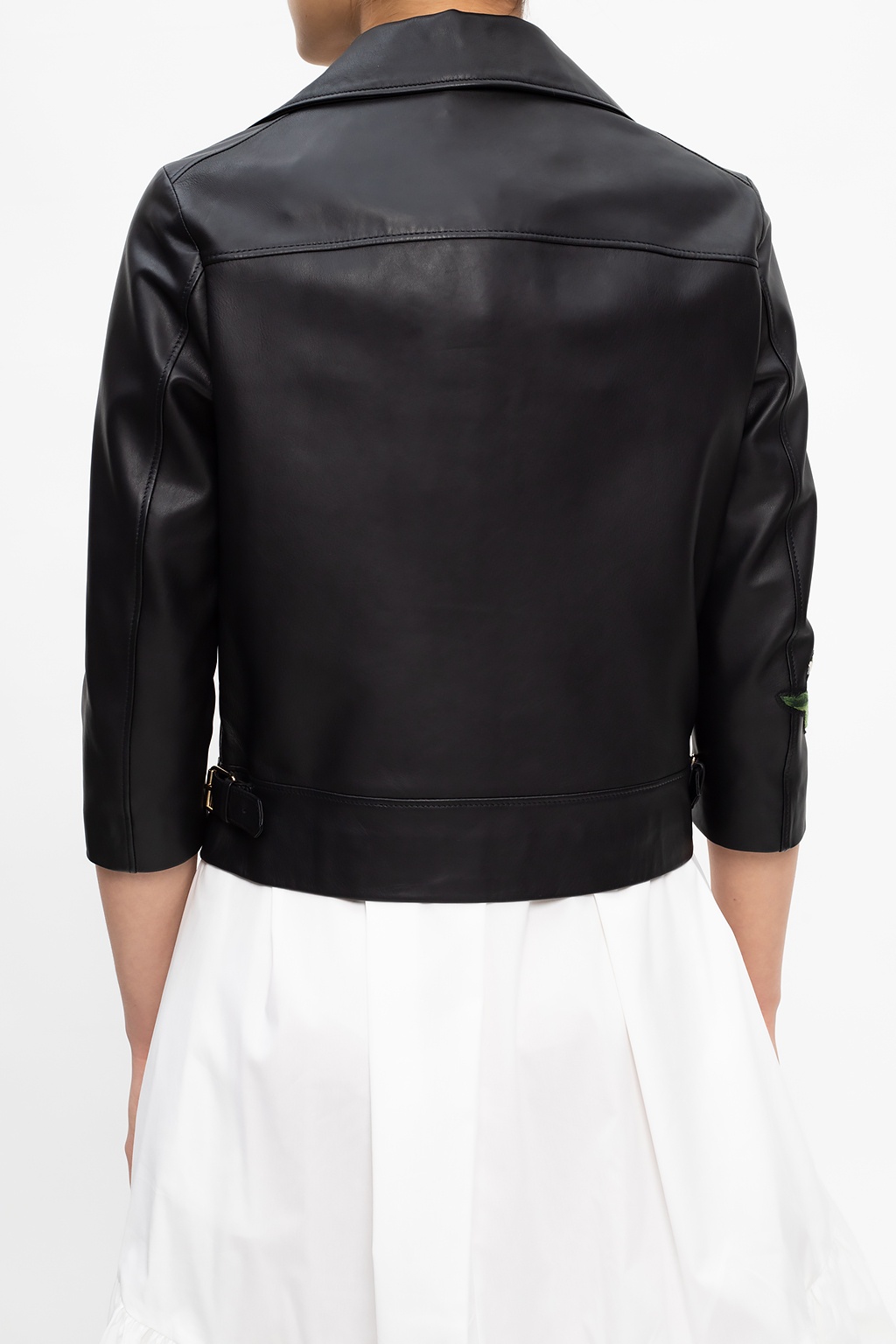 Red valentino white Leather jacket