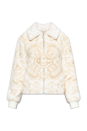 Faux fur with hood