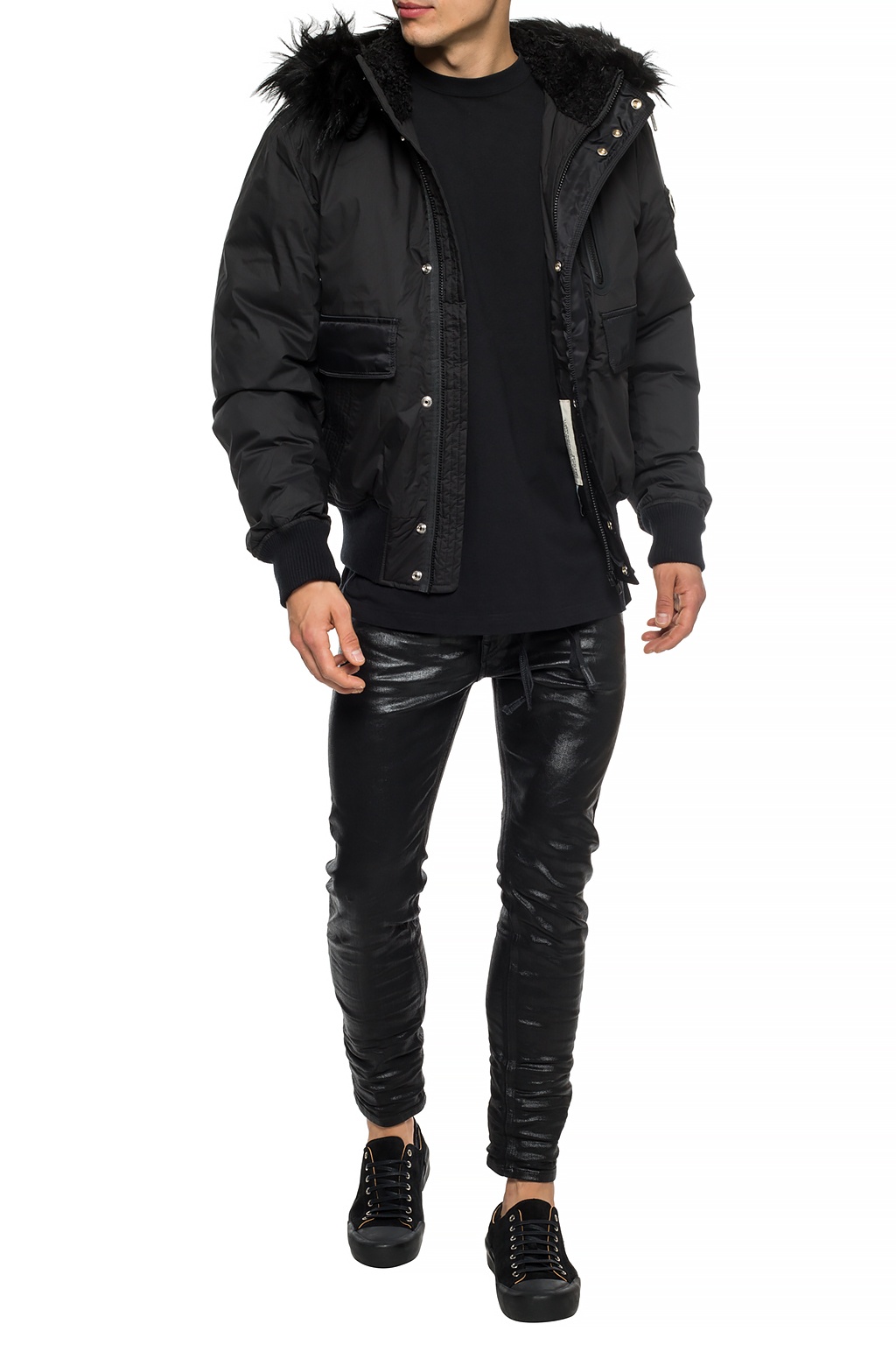 diesel w burkisk jacket black