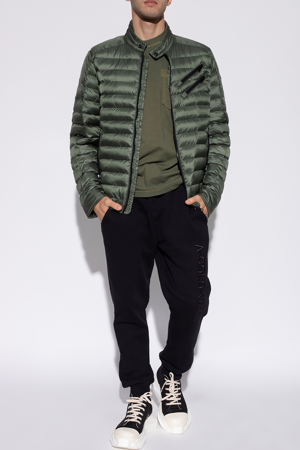 diesel quilted jacket