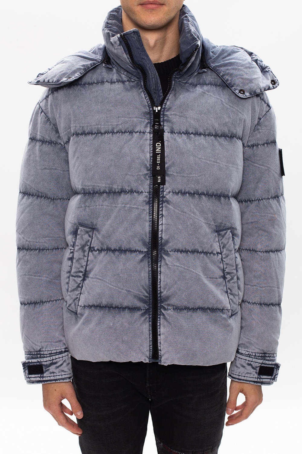 Hooded jacket Diesel - sweatshirt with logo j w anderson shoes 