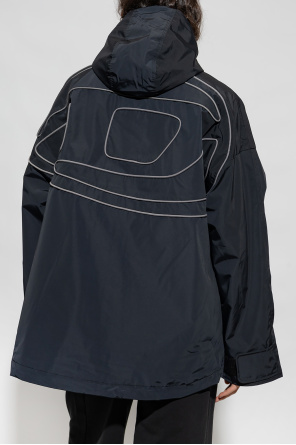 Diesel ‘W-HENNES’ rain jacket