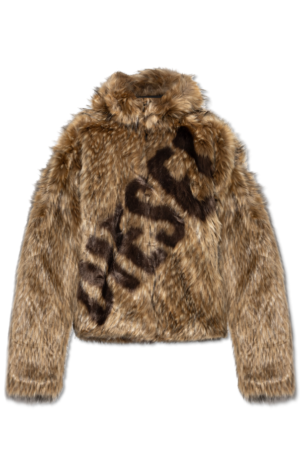 Diesel Faux fur W-MAG with hood