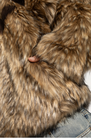 Diesel Faux fur W-MAG with hood