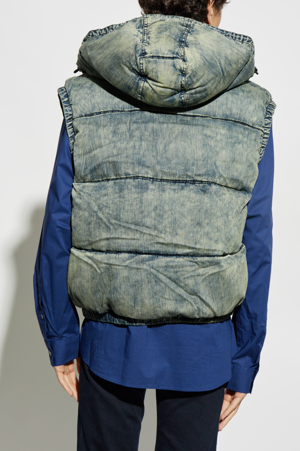 Blue Insulated gilet W-MONS-SL Diesel - Vitkac GB