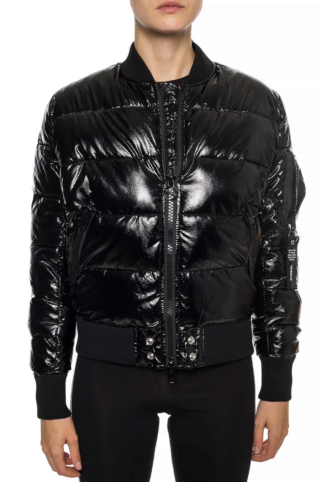 diesel quilted jacket