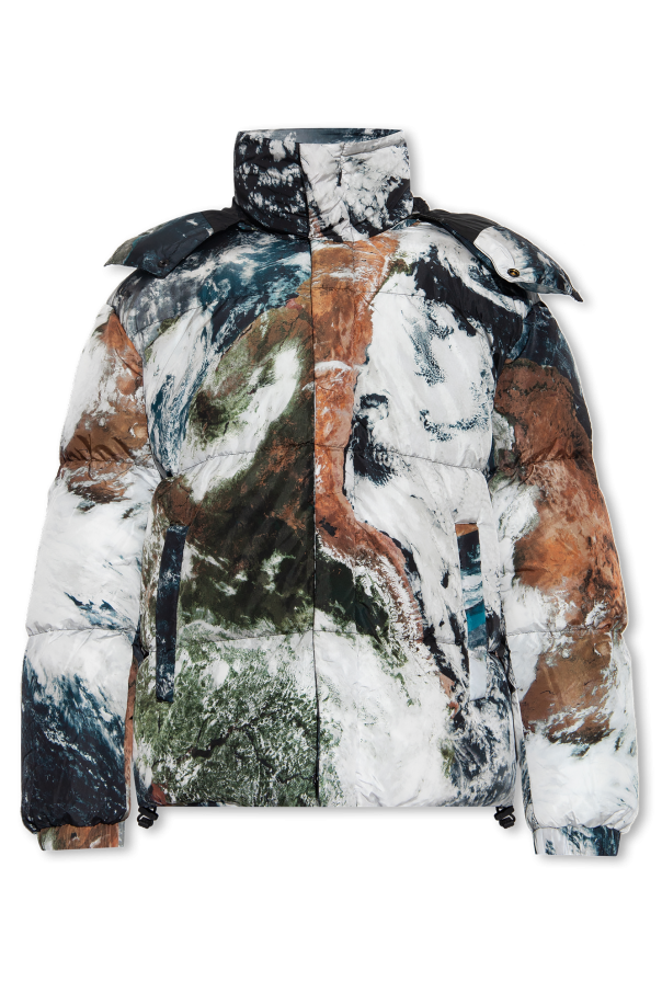 Diesel ‘W-ROLFYS-FD-PRINT’ insulated jacket