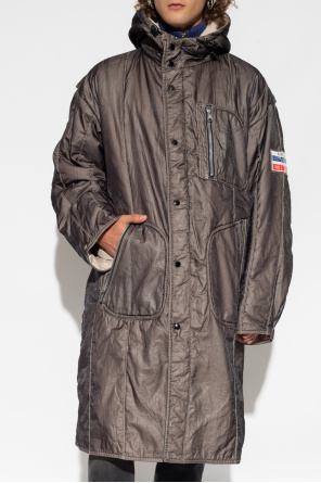 Diesel ‘W-SHOOT’ insulated hooded jacket