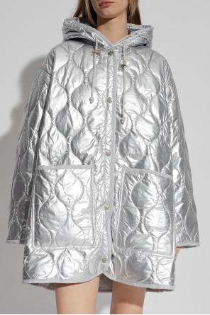Diesel ‘W-SINE’ coat with detachable hilfiger jacket