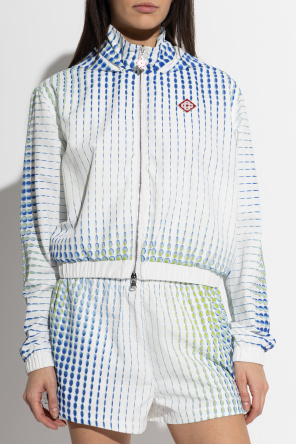 Casablanca Jacket with logo patch