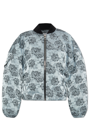 Jacket with floral pattern