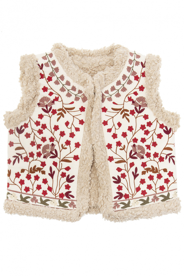 Bonpoint  Fur-trimmed vest