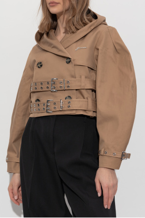 Ganni Jacke mit Kapuze